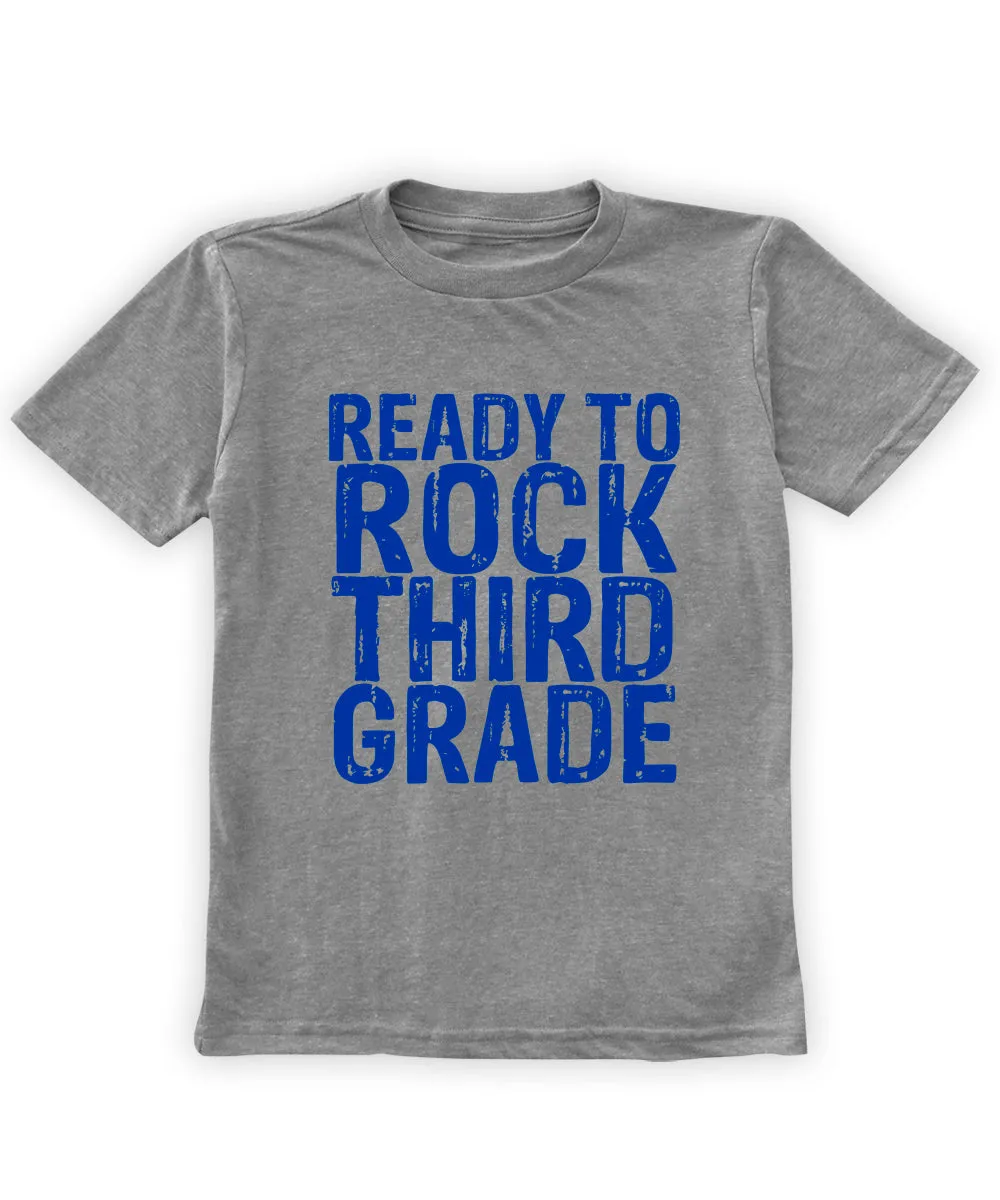 'Ready to Rock Third Grade' Tee