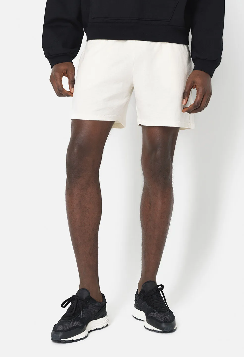 Reversed Jersey Shorts / Washed Salt