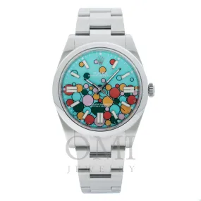 Rolex Oyster Perpetual 124300 41MM Turquoise Celebration Dial With Oyster Bracelet