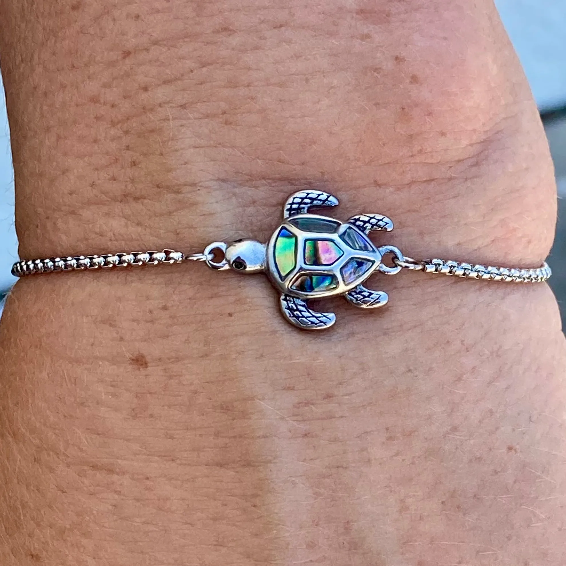 Sea Shell Sea Turtle - Bracelet - 2567B