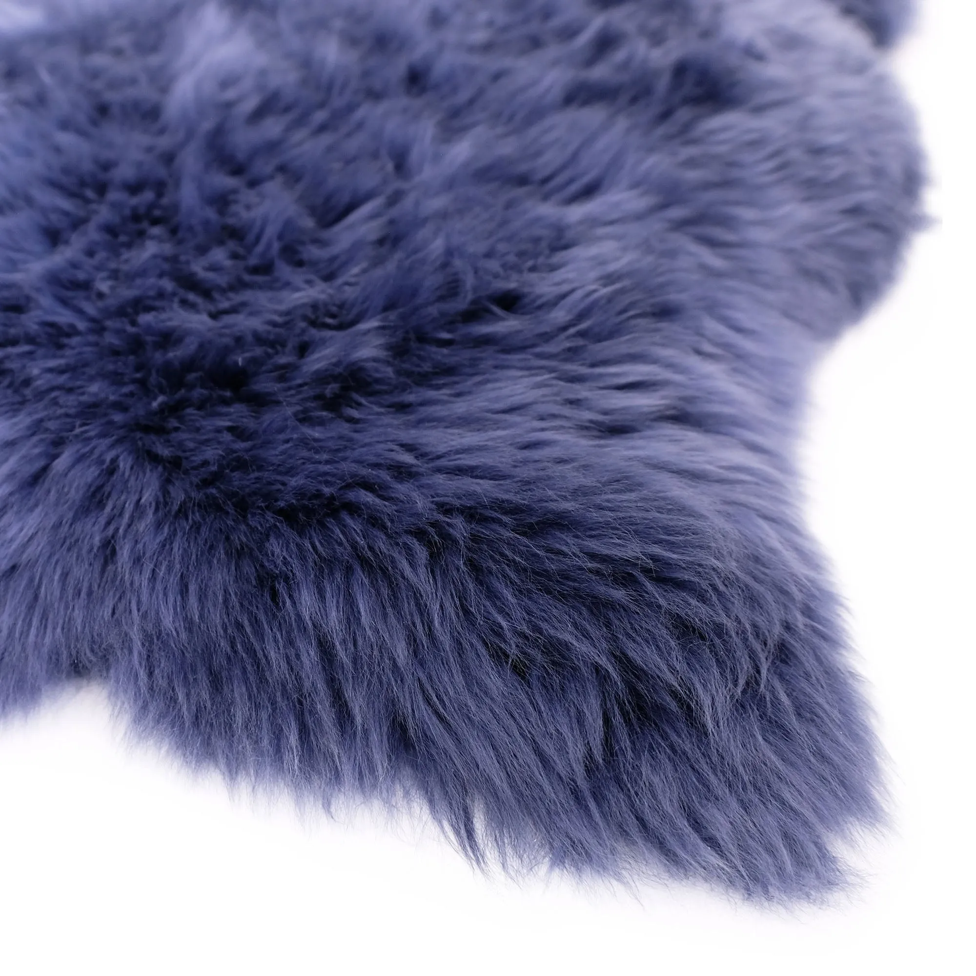 Sheepskin Rug - Blue - XXL - Long Wool Australian Merino Sheepskin