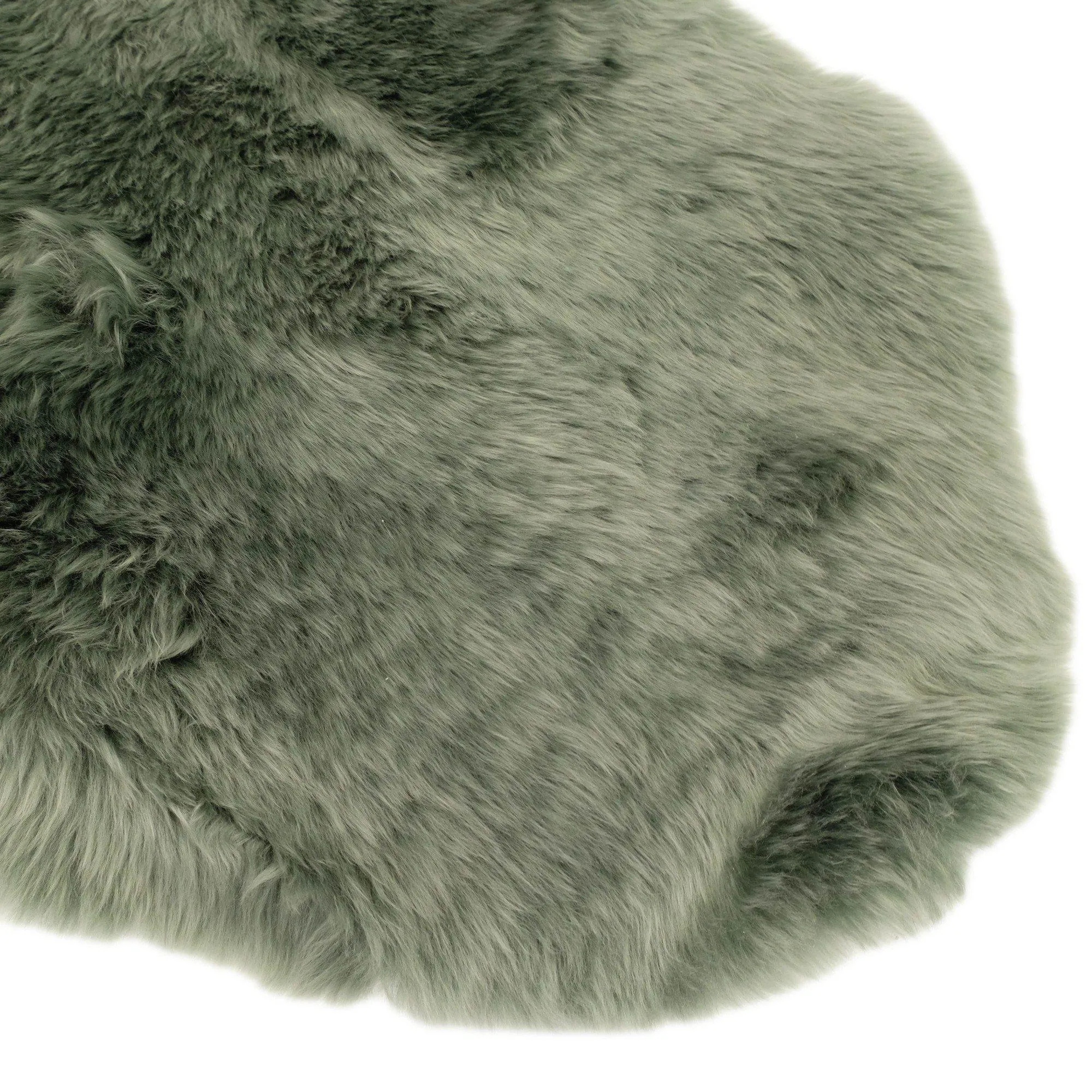 Sheepskin Rug - Green Tea - Double Length (180 X 65 cm) - Long Wool Australian Merino Sheepskin