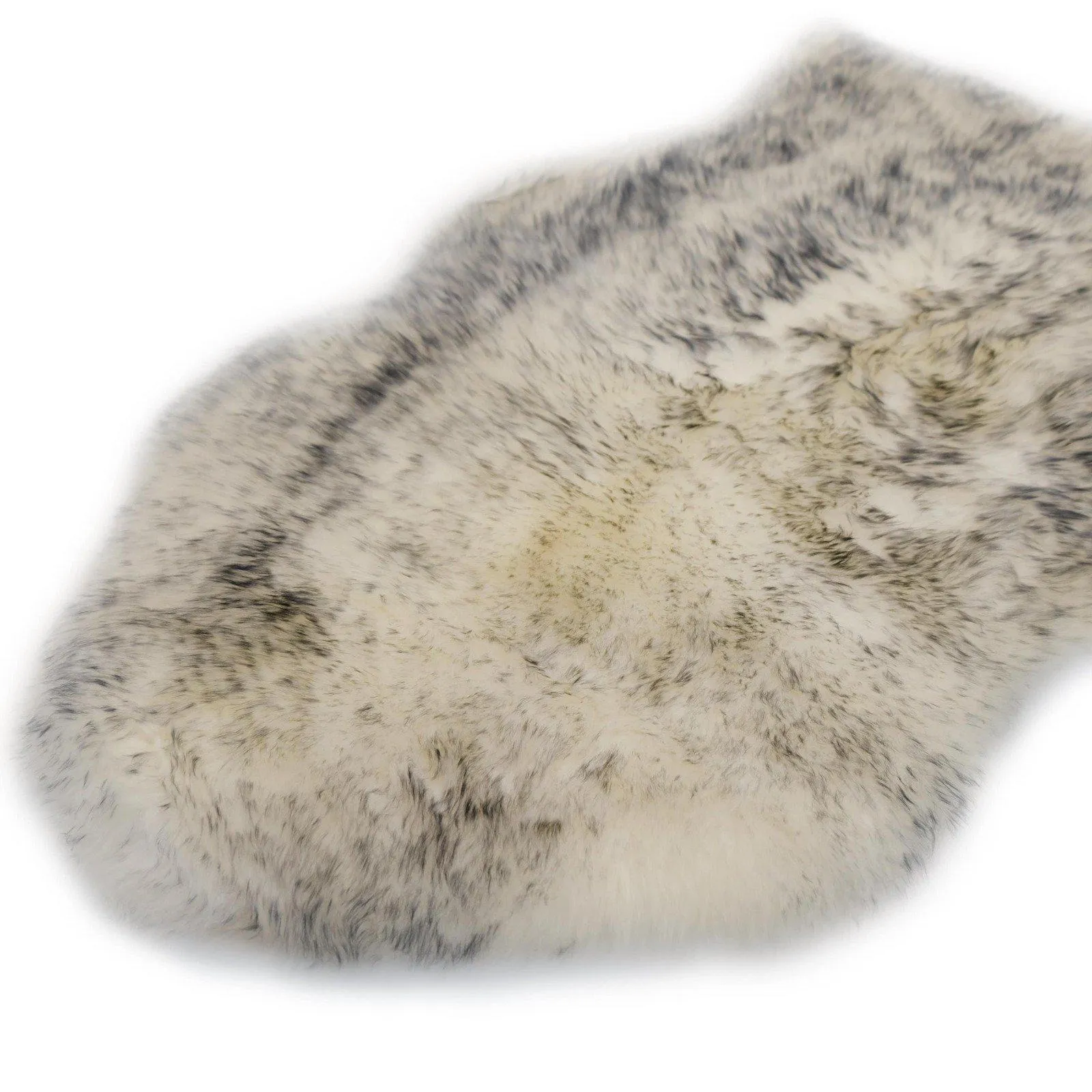 Sheepskin Rug - Grey Mist - XXL Size - Long Wool Australian Merino Sheepskin