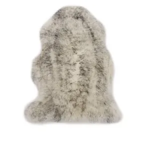 Sheepskin Rug - Grey Mist - XXL Size - Long Wool Australian Merino Sheepskin