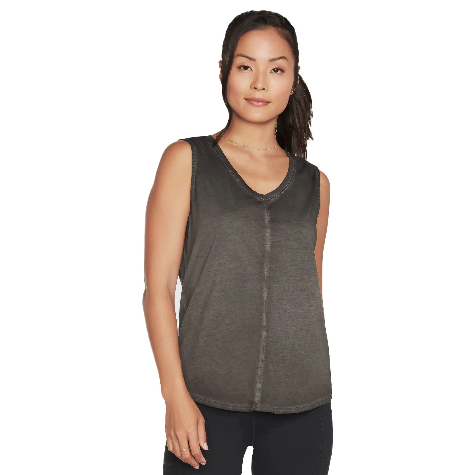 Skechers Ladies Diamond Wash Hatha V-Neck Tank