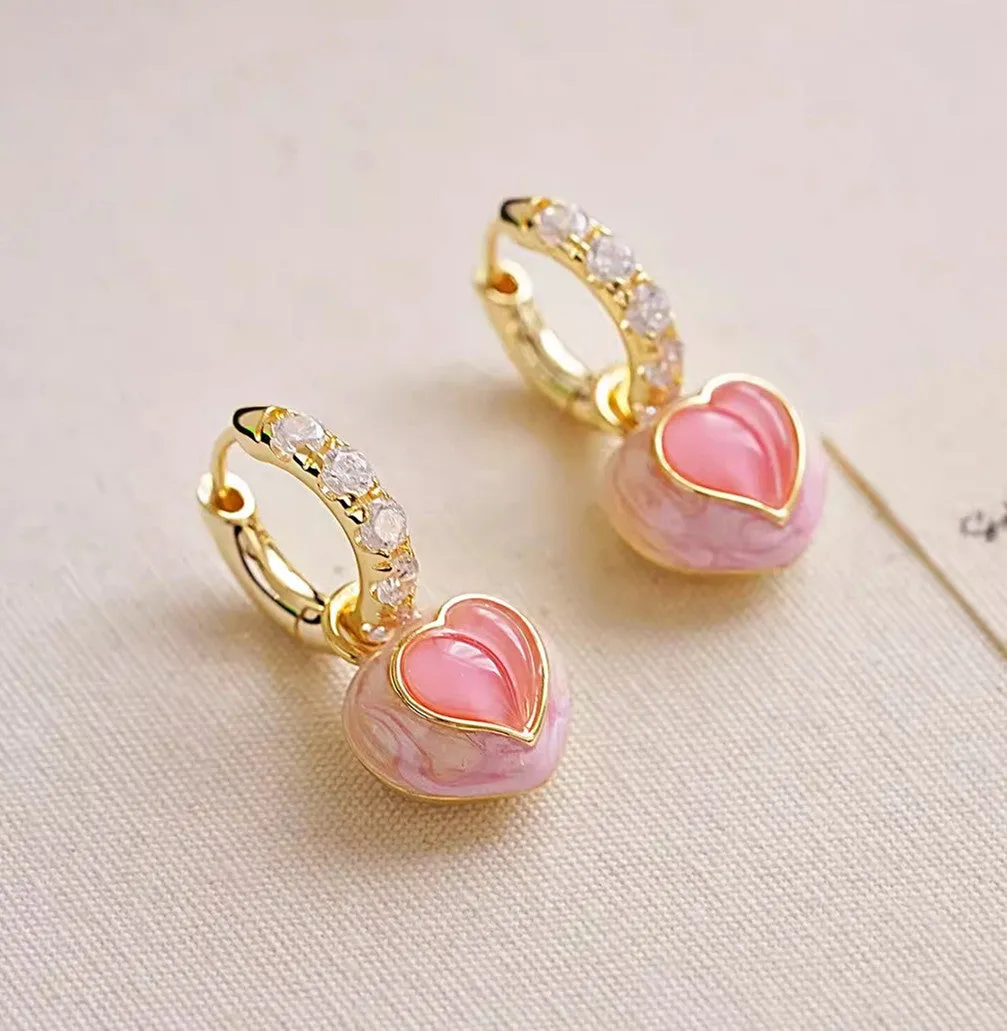 Sweet Peach Girl Earrings PN6630