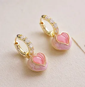 Sweet Peach Girl Earrings PN6630