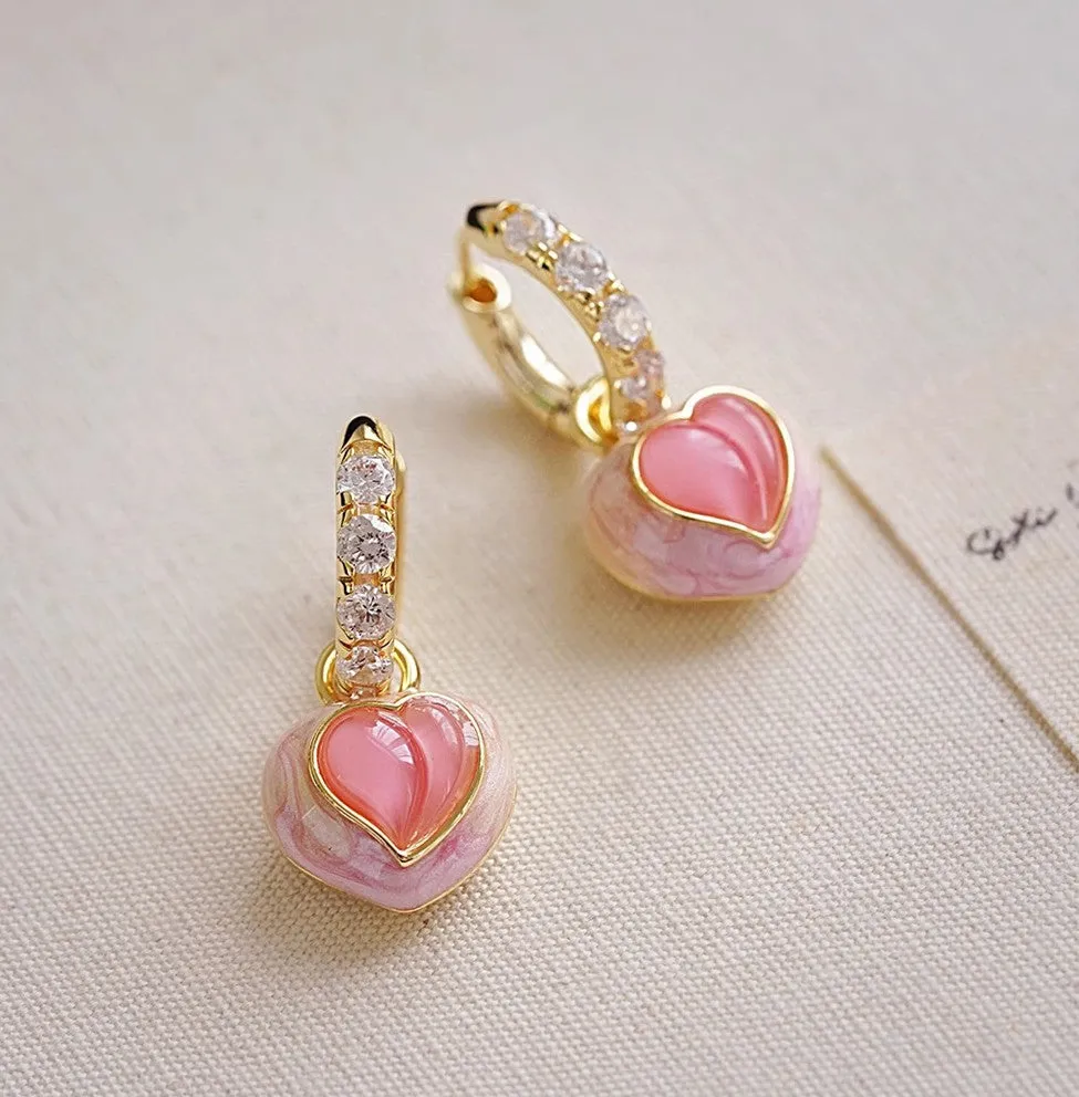 Sweet Peach Girl Earrings PN6630