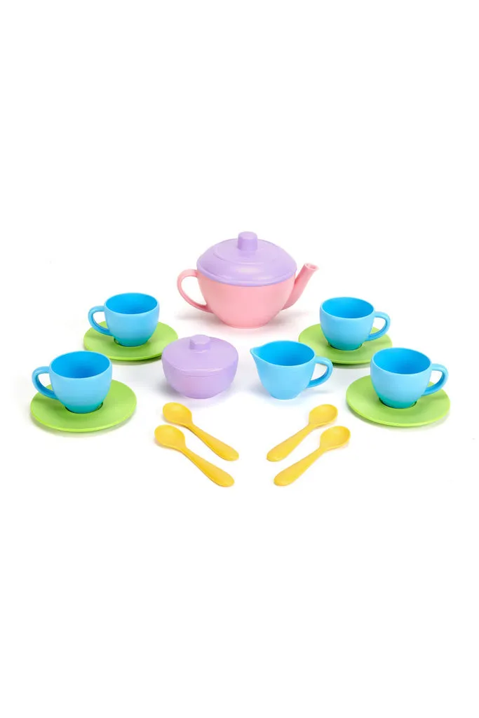 Tea Set (Blue and Pink)