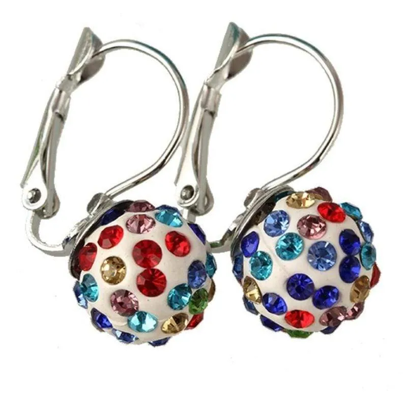 The Crystal Ball Ya'll Multi Huggie Hoop Earrings