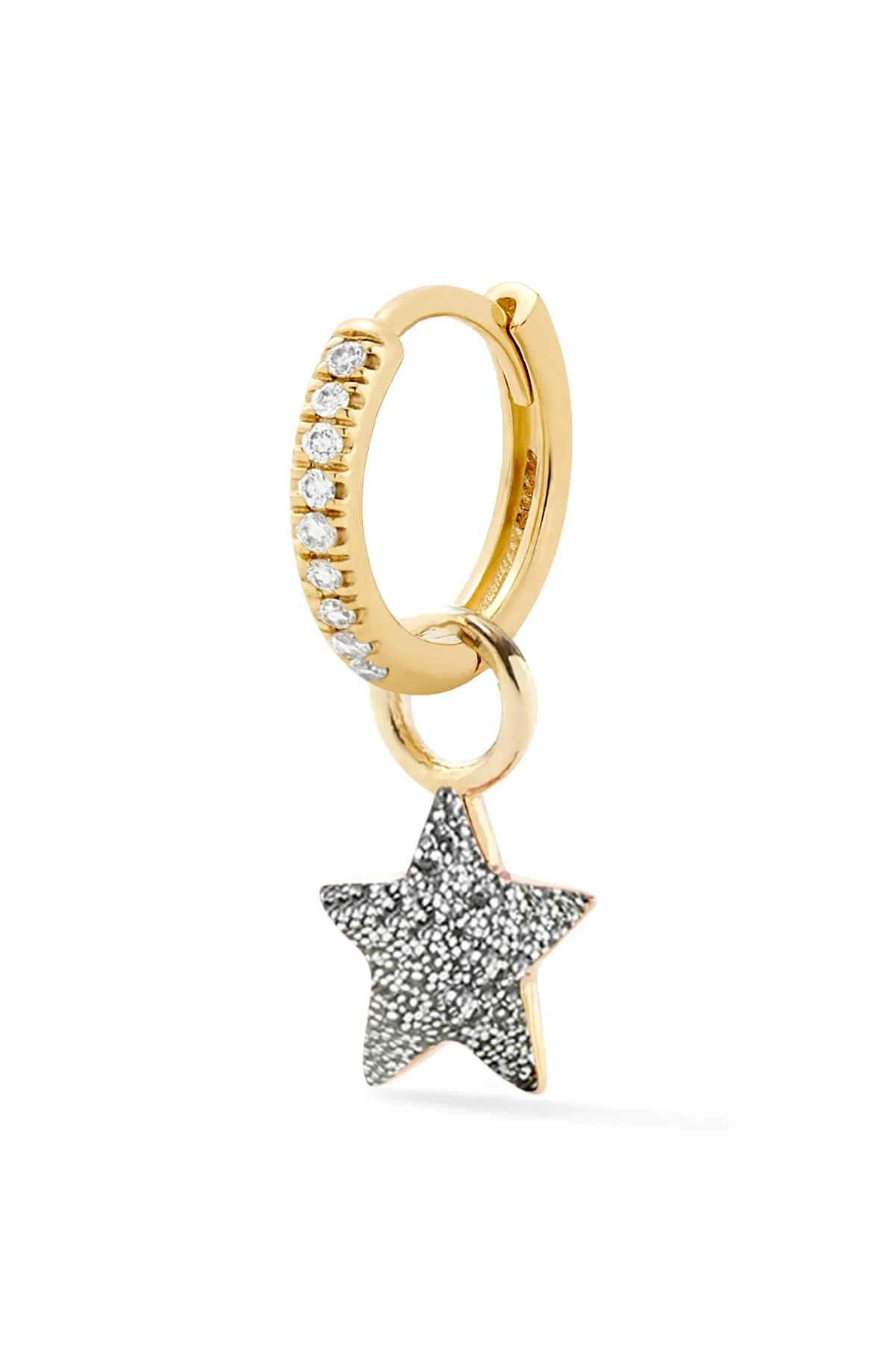 Tiny Star Huggie - In Stock