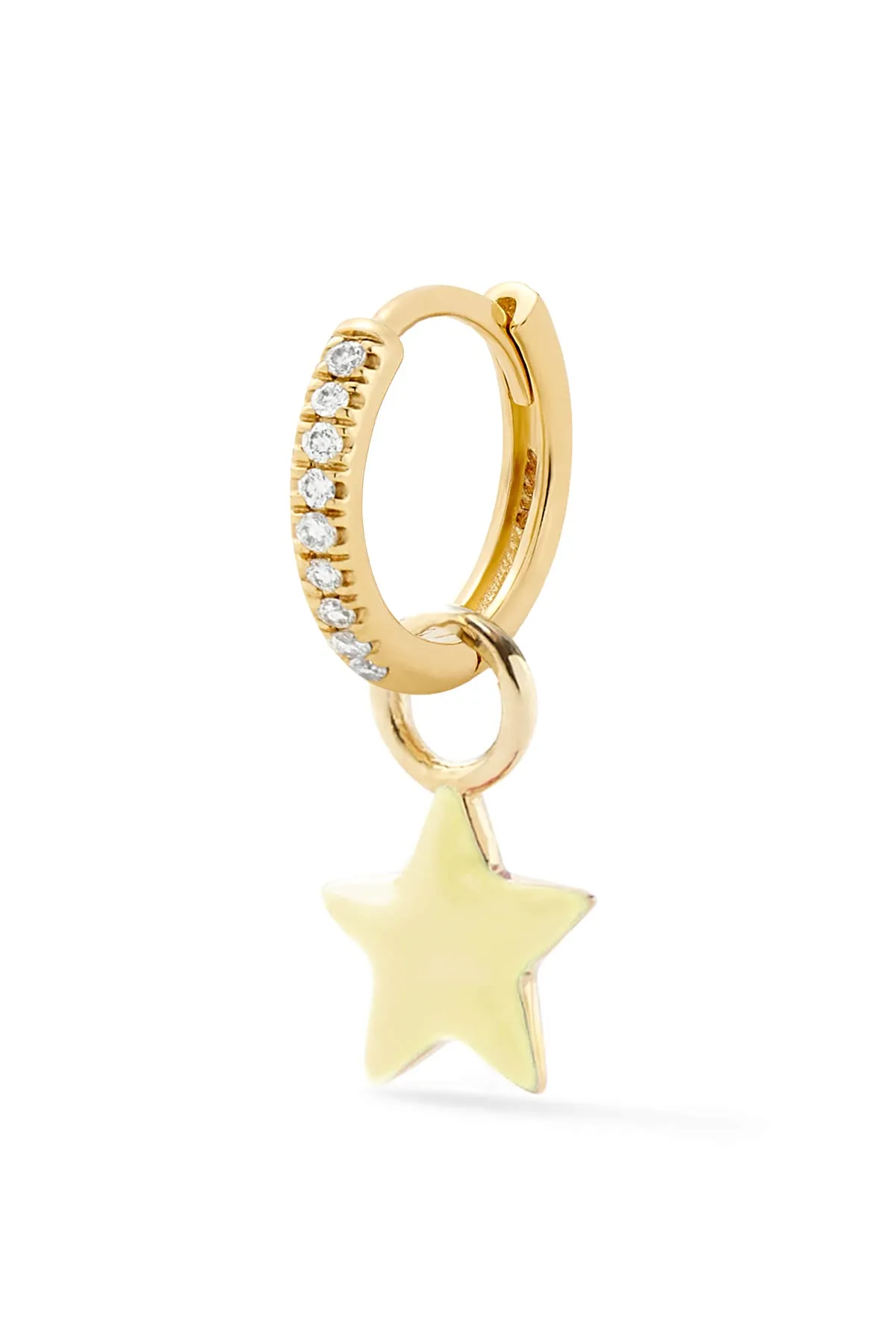 Tiny Star Huggie - In Stock