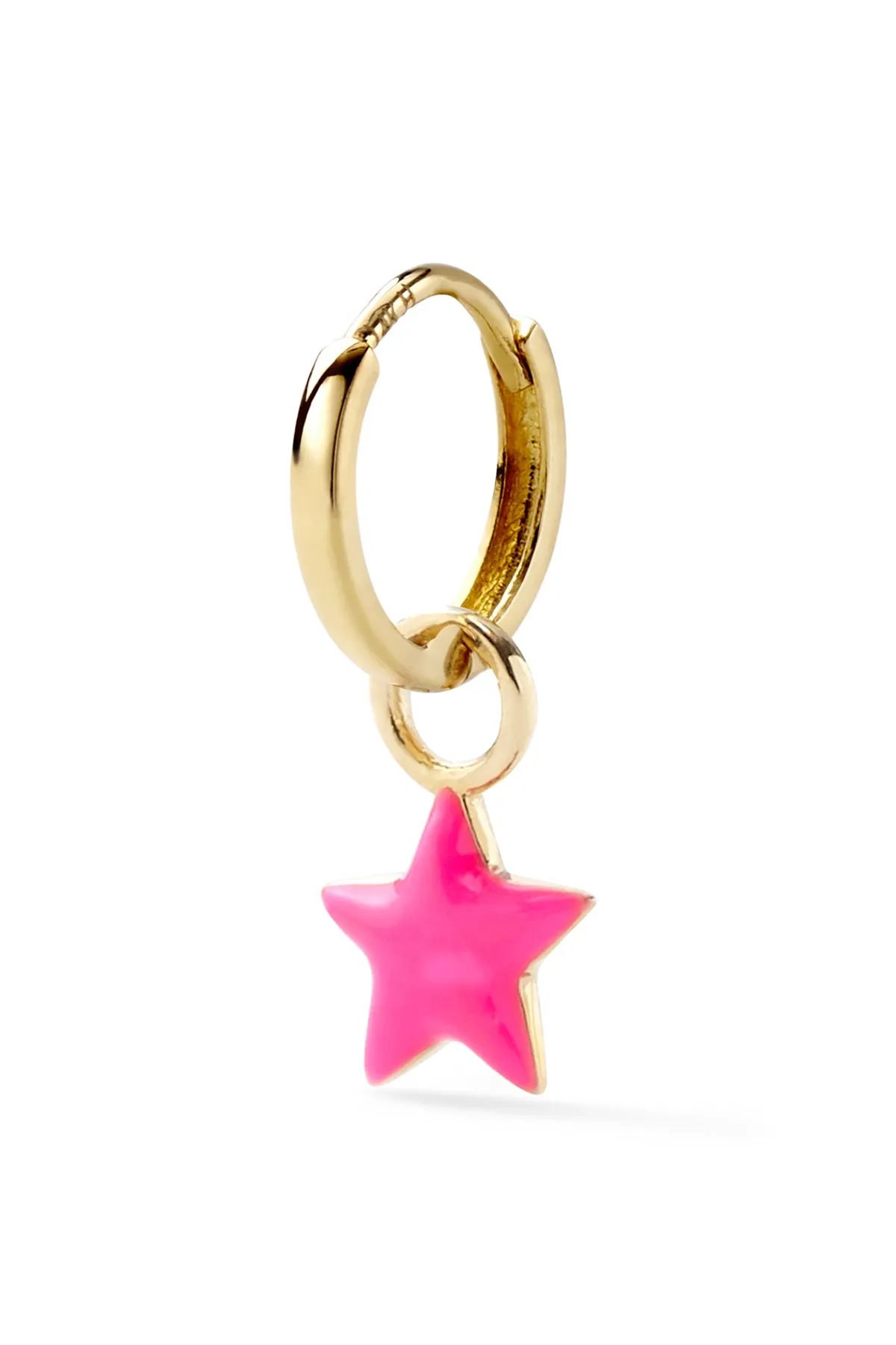 Tiny Star Huggie - In Stock