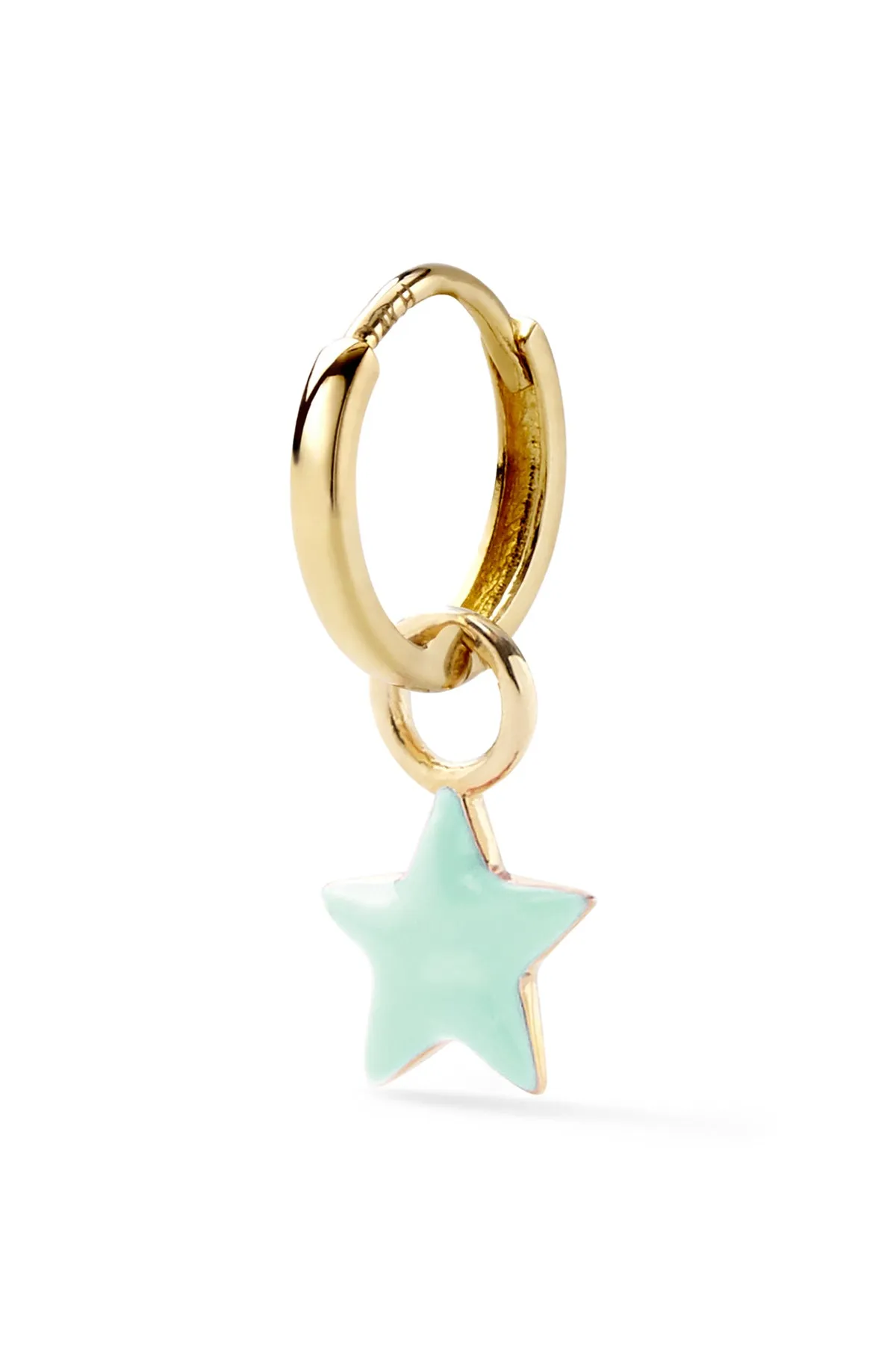 Tiny Star Huggie - In Stock