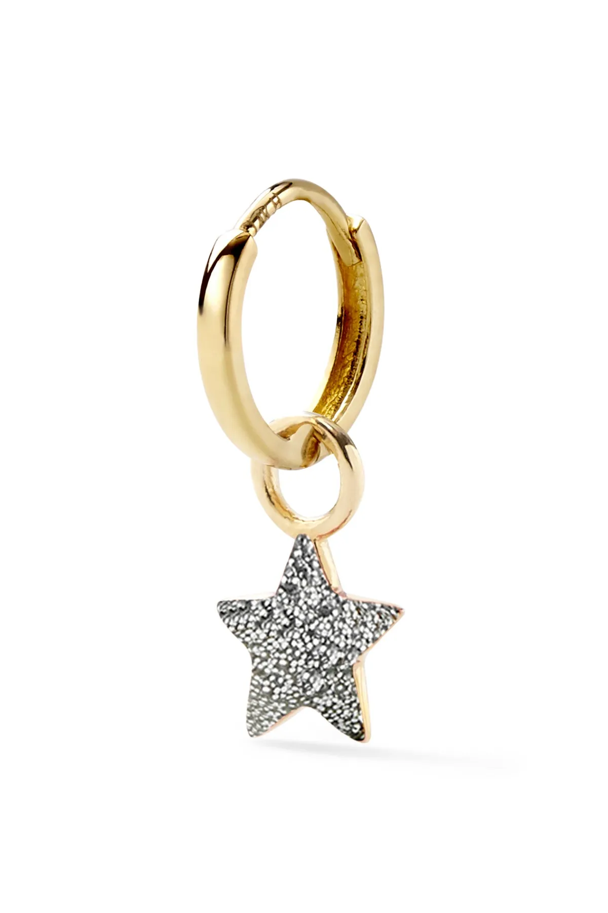 Tiny Star Huggie - In Stock