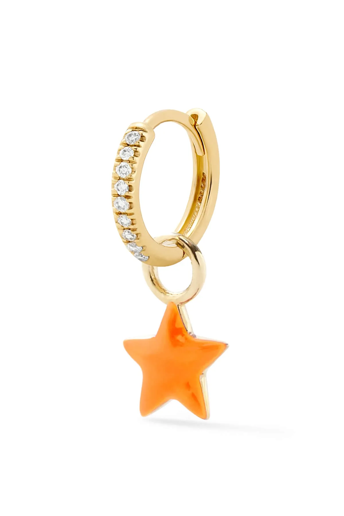 Tiny Star Huggie - In Stock