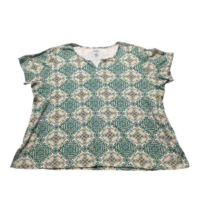 Top Short Sleeve By Croft And Barrow  Size: 4x