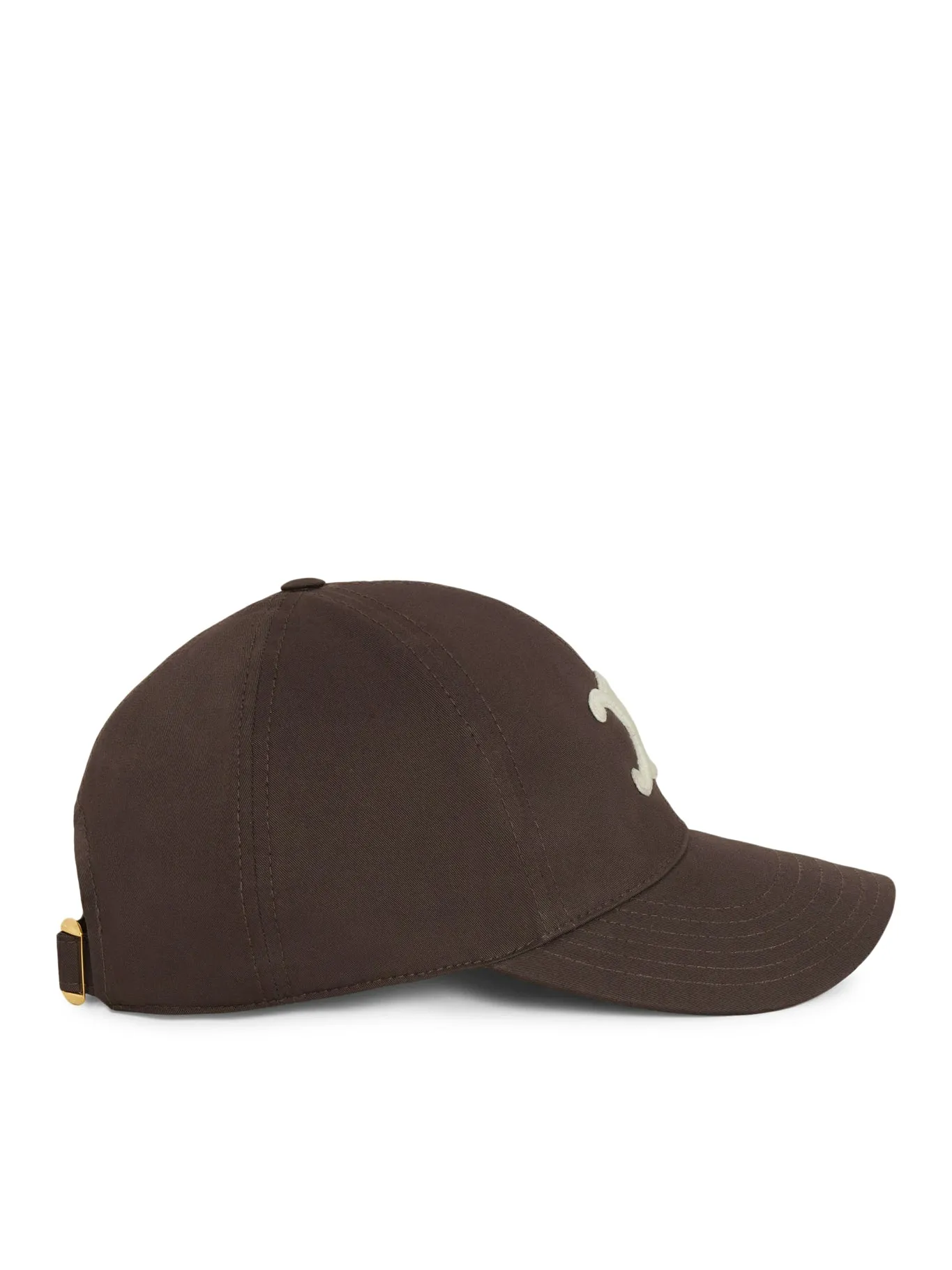 TRIOMPHE BASEBALL CAP IN COCOA COTTON