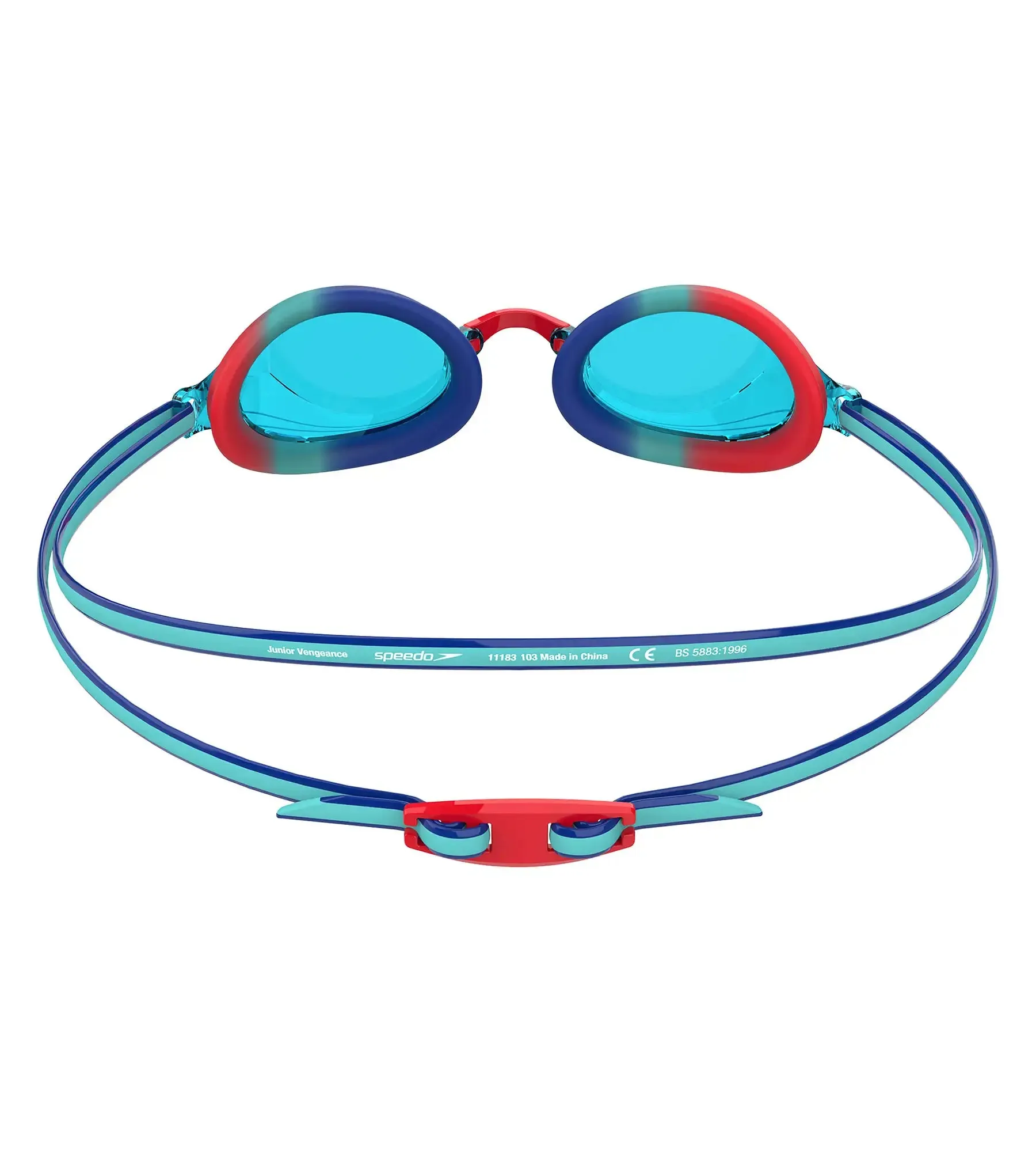 Unisex Junior Vengeance Tint-Lens Goggles - Blue & Red