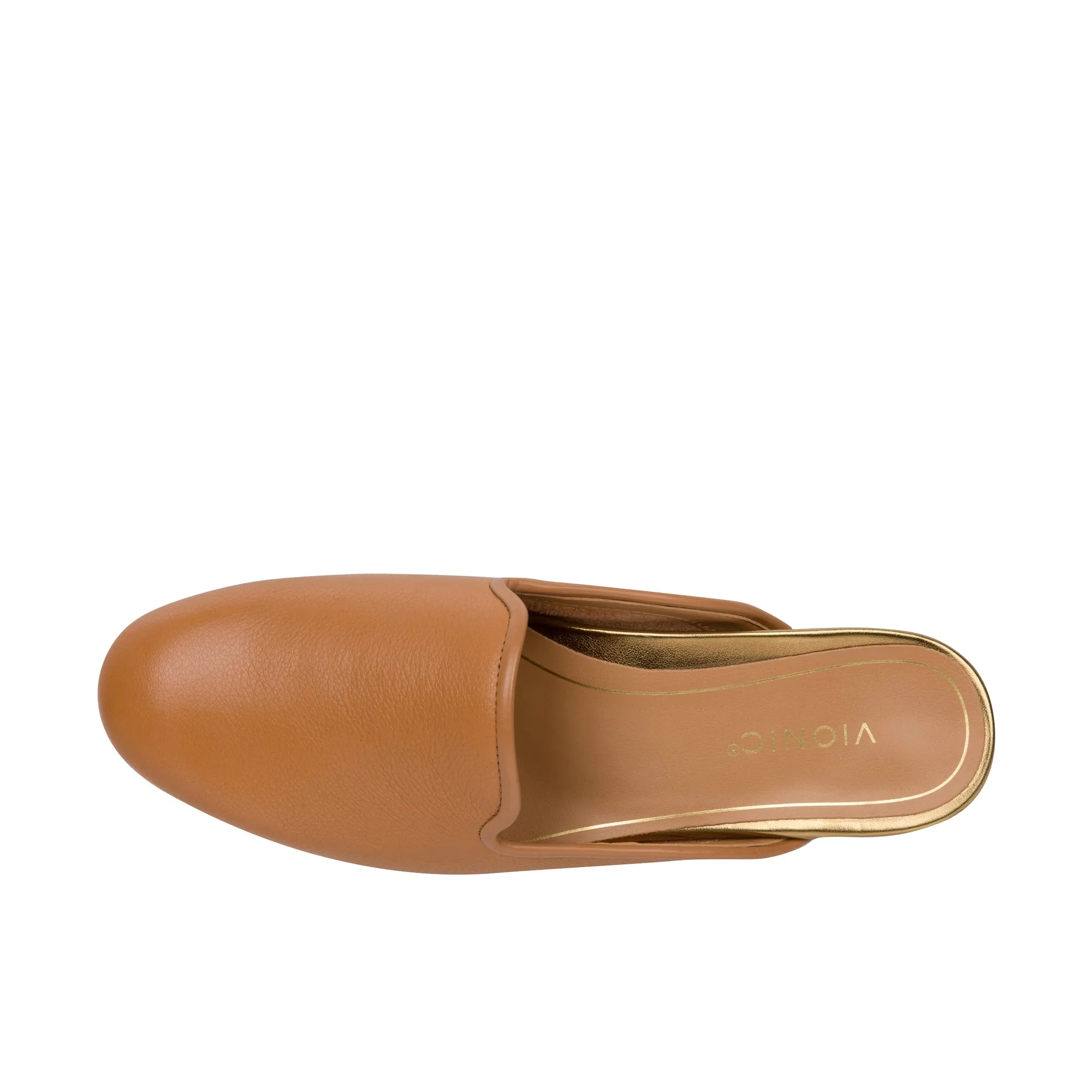 Vionic Womens Willa Flat Mule Camel