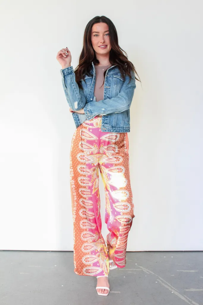 Warmer Days Ahead Wide Leg Pant