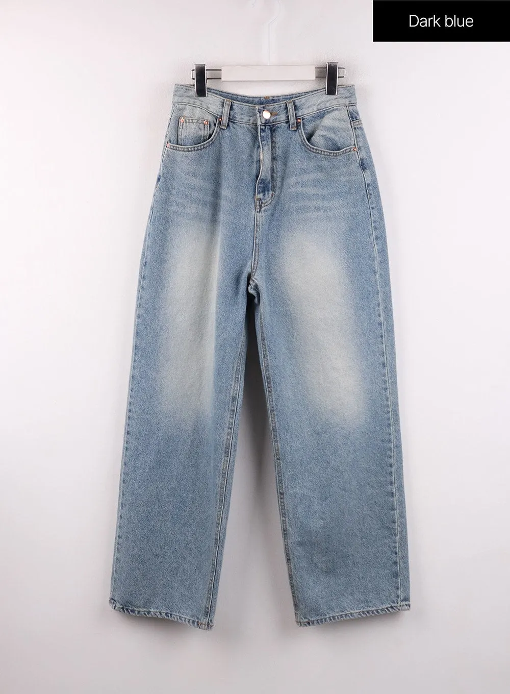 Washed Cotton Straight Denim CF401