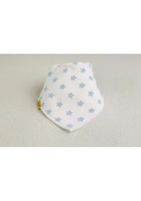 White With Blue Star Bib - White / Blue