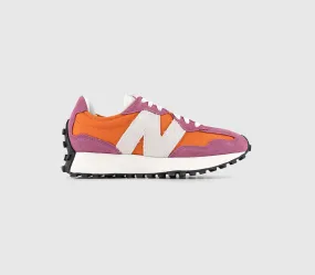 Womens New Balance 327 Scorpio Purple Orange Trainers