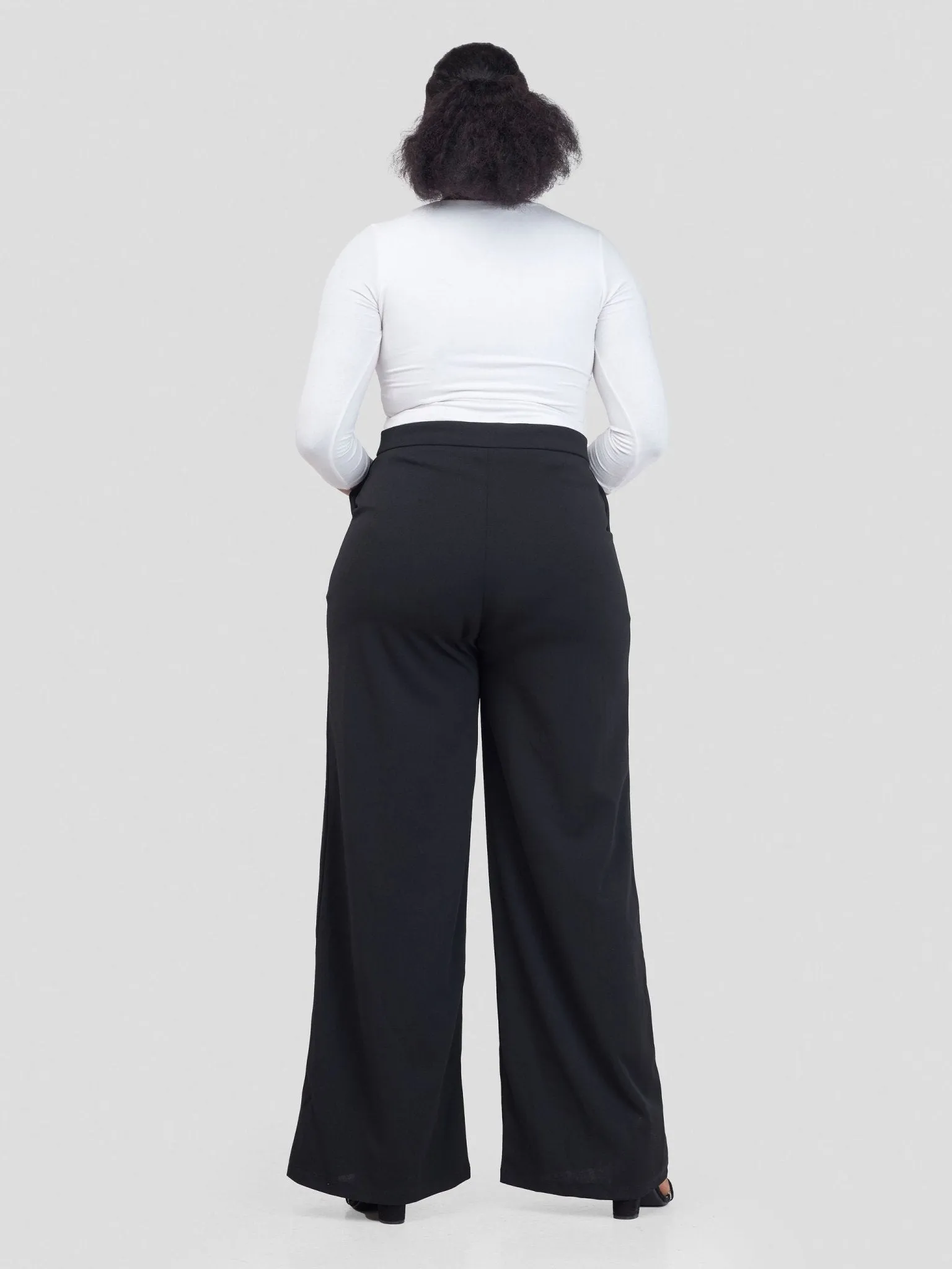 Zia Africa ''Something Retro'' Wide Leg Pants - Black