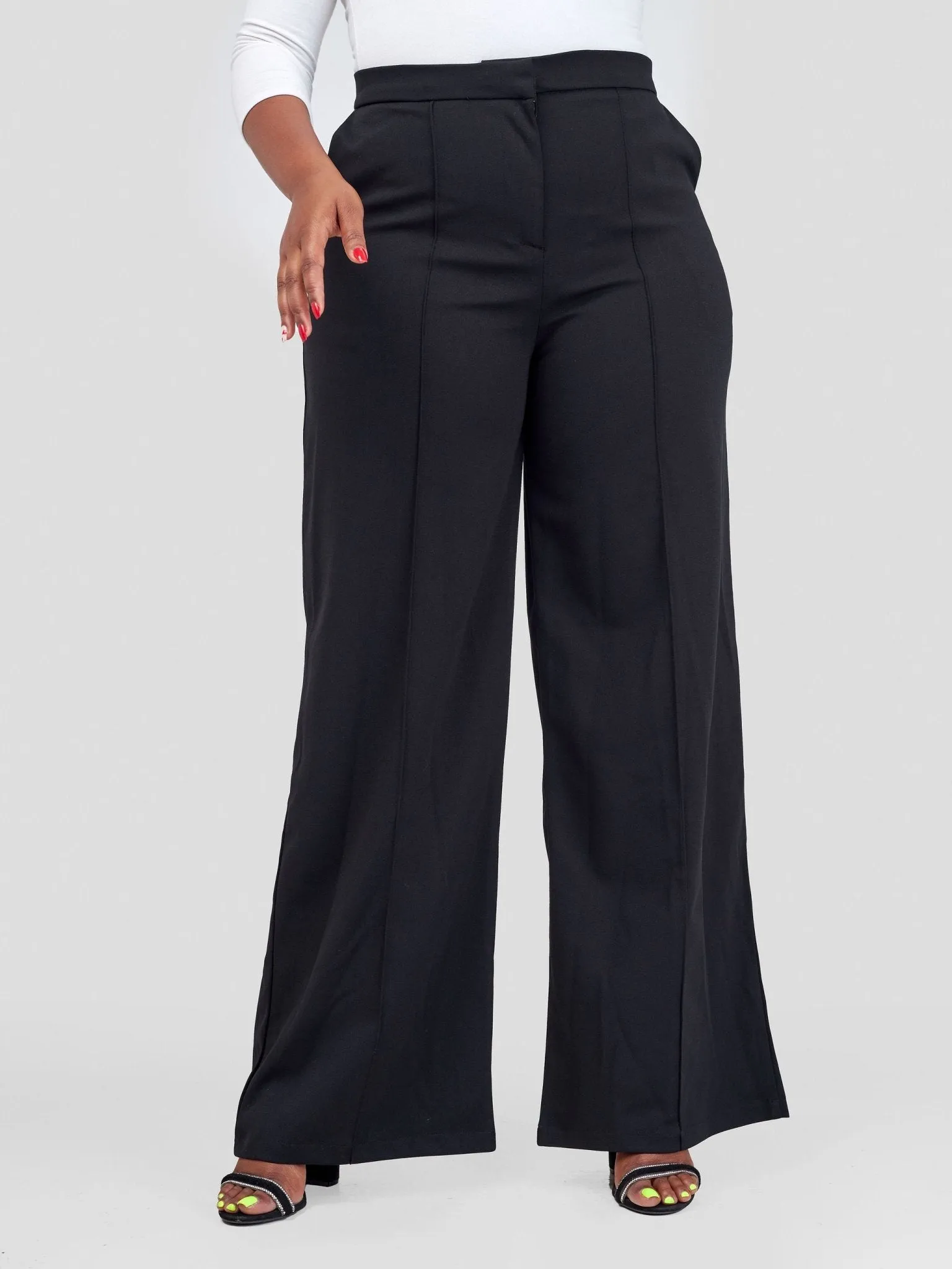 Zia Africa ''Something Retro'' Wide Leg Pants - Black